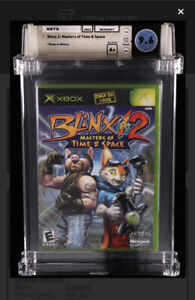 9.6 A+ Blinx 2 Masters of time and Space Xbox WATA NOT VGA CGC VGA BRAND NEW