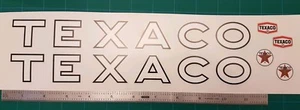 Custom Replacement Buddy L Texaco Tanker Truck Stickers Decals Waterproof Vinyl - Picture 1 of 3