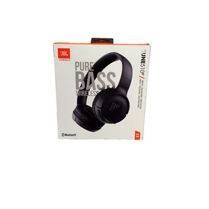 JBL by Harman T510BT Wireless Over-Ear Headphones - Bluetooth v5.0-Black NIB - Photo 1 sur 9