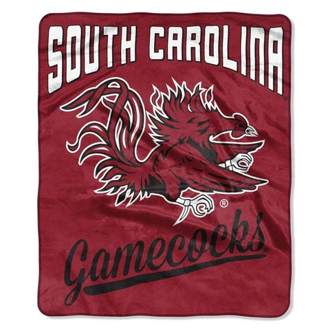 South Carolina Gamecocks 50x60 Raschel Alumni Throw Blanket [NEW] Fleece Plush Cover