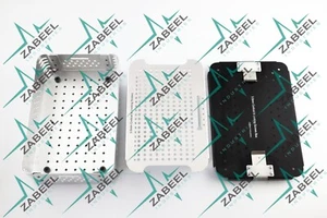 3.5mm Cortical & Locking Screws Box, Rack, Sterilization Case Almunium ZaBeel - Picture 1 of 6