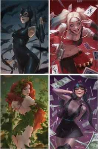 GOTHAM CITY SIRENS #1,2,3,4 (JEEHYUNG LEE VARIANT SET) ~ DC Comics - Picture 1 of 1