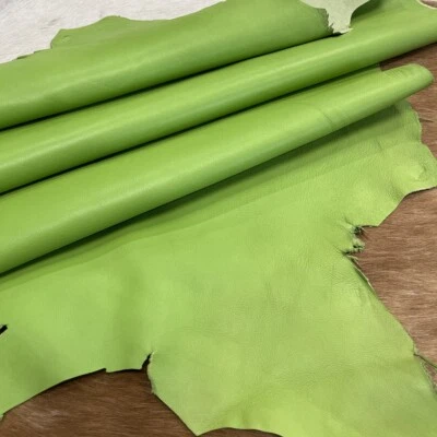 Avetco 绿色羊羔 Nappa 皮革隐藏 2 盎司 – 软经济绵羊皮 C 级 — 第 1/4 张图片