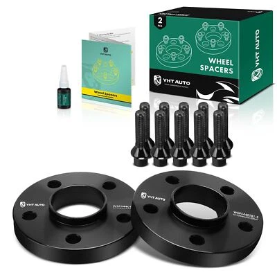 Espaçadores de roda novos 2x 5x112 a 5x112mm 20mm M12x1.5 66.6mm para Mercedes-Benz C220 - Imagem 1 de 4