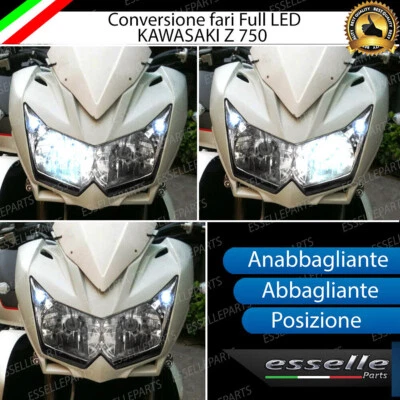 CONVERSIONE FARO LED KAWASAKI Z 750 2007-2014 ANABB. + ABBAGLIANTE + POSIZIONE - Immagine 1 di 4