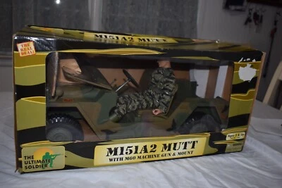 Figura de acción The Ultimate Soldier 1/6 M151A2 Mutt con ametralladora M60 NUEVA en caja Foto 1 de 4