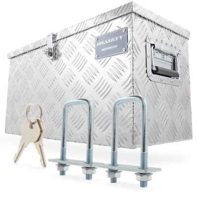 Alubox Transportbox Anhängerbox Deichselbox 62x26x30cm Aluminiumbox Kasten Kiste - Bild 1 von 4