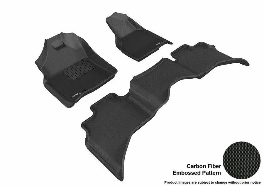 Juego de 3 piezas 3D MAXpider negro primera y segunda fila para Dodge Ram 1500 Foto 1 de 4