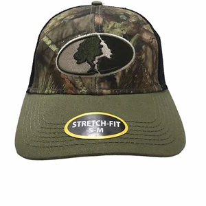 Mossy Oak Camouflage Hunters Stretch - Fit S-M Mesh Cap Hat Unisex - Picture 1 of 6