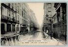 13154315 - Paris Crue de la Saine Nr. 239 Hochwasser Katastrophe Rue Jacob 1910