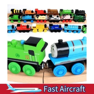 Engine Tender .Wooden Magnetic Railway Train The Tank Toy color Truck Cars - Picture 1 of 35