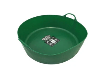 TUBTRUGS 35L VERDE POCO PROFUNDO GENUINO TUBO, TRUG, ALIMENTADOR, CABALLO, ANIMAL