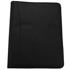 A4 Leather 3  Portfolio Binder With Ebook Pad For Interview & Business J8g9
