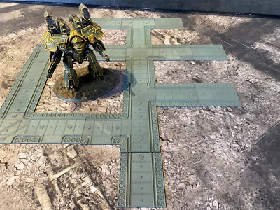 Imperial Sector Roads - 8mm scale Legions Imperialis Adeptus Titanicus Terrain