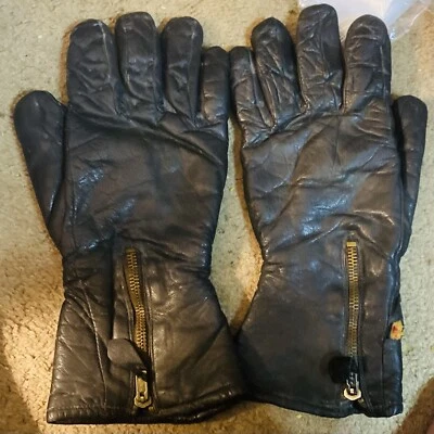 GUANTES HONDALINE VINTAGE Para Hombre American Honda Motor Co Pequeños Todos Guantes de Cuero Foto 1 de 4