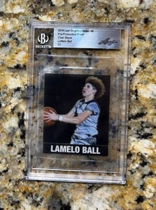 LaMelo Ball 1/1 RC Leaf Proof CLEAR BLACK Pre Production Metal Beckett Rookie - Picture 1 of 12