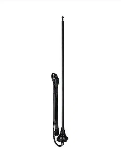 ANTENA UNIVERSAL METRA ELECTRONICS MONTAJE SUPERIOR NEGRA 38" 3 SECCIONES Foto 1 de 1