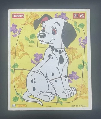 Puzzle Playskool Disney 101 Dalmations Cachorro Perro Madera 7 Piezas 247-06 De Colección Foto 1 de 4