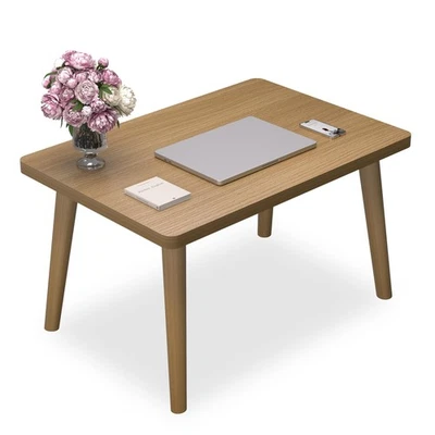 Small Coffee Table for Small Space, Low Table, Floor Table Desk for Sitting o... - Image 1 of 4