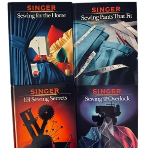 SINGER SEWING LIBRARY (1984-1989) 4 Book Lot - Picture 1 of 10