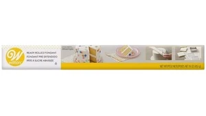 Wilton Ready-Rolled White Vanilla Flavored Fondant Sheet for Cake Decorating 1lb - Picture 1 of 7