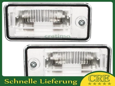 2ER KENNZEICHENBELEUCHTUNG KENNZEICHEN FÜR AUDI A3 II 8P A4 B6 B7 A6 C6 A8 D3 Q7 - Image 1 of 3