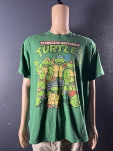 TMNT green shirt SZ L TEENAGE MUTANT NINJA - Picture 1 of 2
