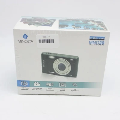 Cámara digital Minolta MND20 44MP 16x 2,9" 2,7K Ultra HD en magenta MND20-M Foto 1 de 4