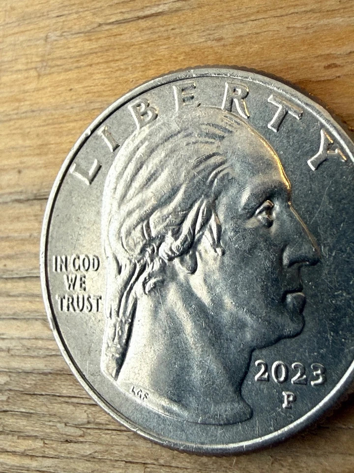 Jovita Idar Quarter 2023 P Mint Error Coin with 'In Cod We Trust' - Image 1 of 4