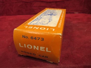 ORIGINAL  EMPTY BOX FOR LIONEL 6473 RODEO  CAR CAR  POSTWAR - NO RESERVE~lot30 - Picture 1 of 12