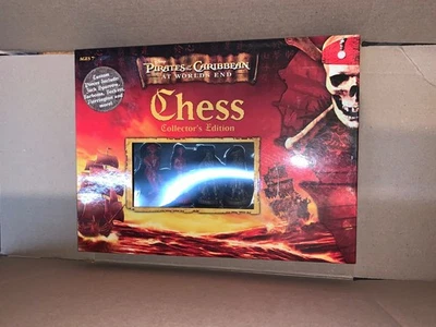 Pirates of the Caribbean Chess Set COMPLETE 2007 At World's End Disney - Image 1 of 3
