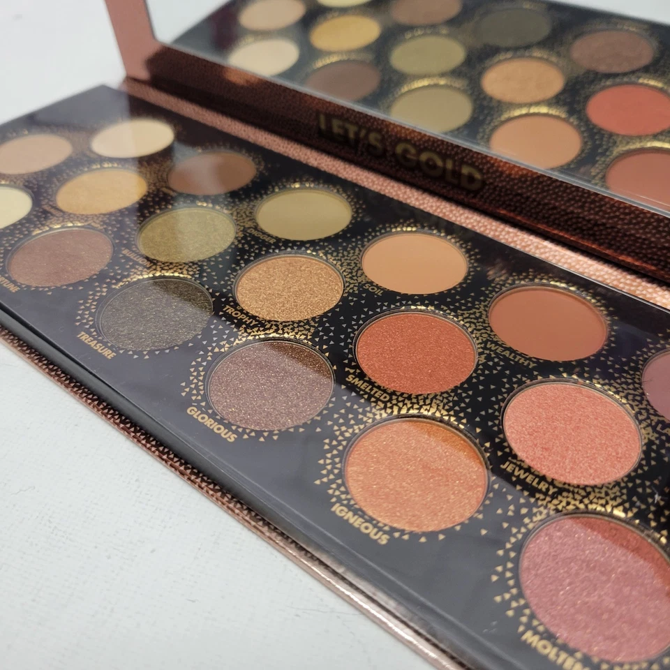 NEW No Box Make Up For Ever LET'S GOLD Eyeshadow Palette 18 Shades - Image 1 of 4