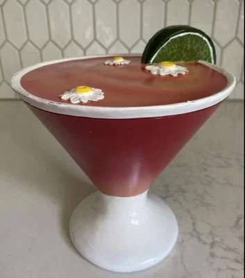 Margarita w Lime TikTok Viral Stool MINI VERSION 8” Food Decor Tabletop Whimsy - Image 1 of 4