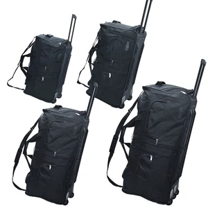 MCA Trolley Rolltasche Rollkoffer schwarz 60-140L Reisetasche Sporttasche Trolly - Bild 1 von 9