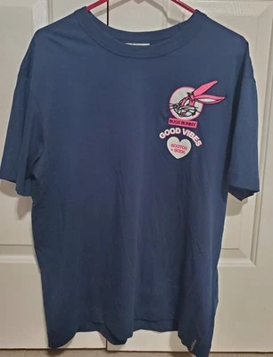 NUEVO CON ETIQUETAS Scotch & Soda Hombres Unisex Bugs Bunny Looney Tunes Camiseta Bordada Talla M Foto 1 de 4