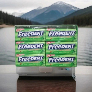 Wrigley's Freedent Peppermint Gum Plenty Pack Candy Bulk Box 12 Ct 180 Pieces - Picture 1 of 1