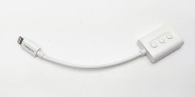 Naztech Lightning MFi-Certified to 3.5mm Headphone Adapter Cable w/Volume iPhone - Image 1 of 4