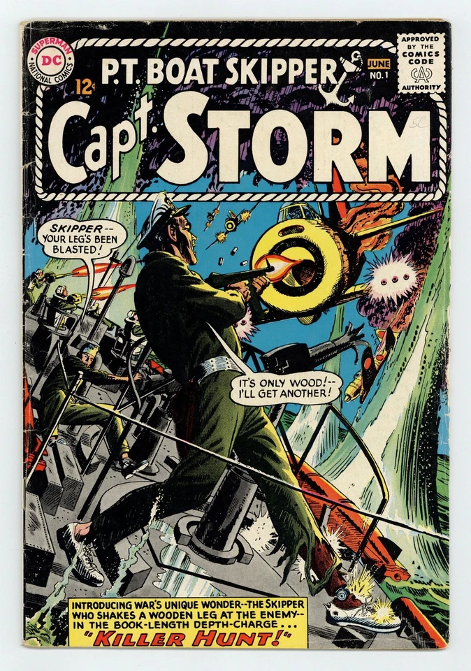 Captain Storm #1 GD/VG 3.0 1964 - Image 1 of 1