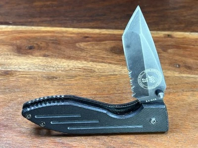 Cuchillo Jabalí Ka-Bar Batallón de Construcción Móvil Naval "The Old Pro's" 3075 Foto 1 de 4