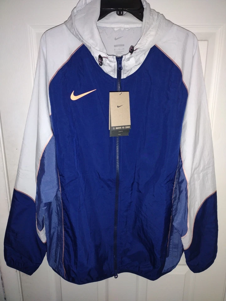 Nike Men's XL Strike Water-Repellent Hooded Soccer Jacket HJ3802-492 Loose Fit