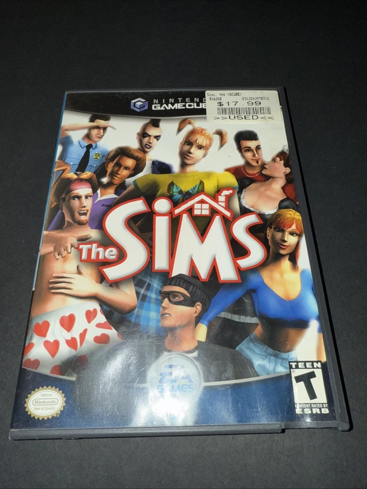 The Sims (Nintendo Gamecube, 2003) Black Label Complete In Box CIB Nice Disc !! - Image 1 of 4