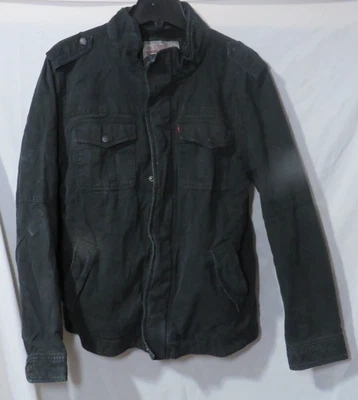 Chaqueta de camionero Levi’s negra forrada de sherpa talla L Foto 1 de 4