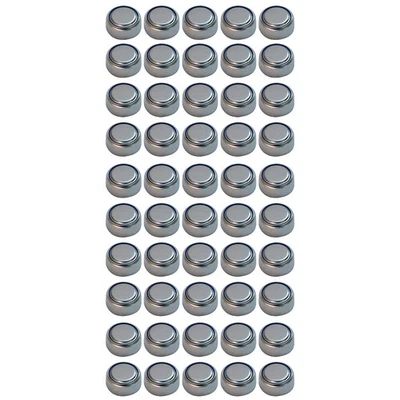 Batería de óxido de plata 50x Exell S76PX 1,55 V 303 357 SR44 V357 GS13 Foto 1 de 2