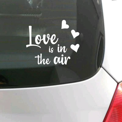 Calcomanías adhesivas decorativas Love Is In The Air para todos los proyectos hágalo usted mismo ventana coche Foto 1 de 2