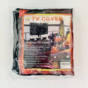 CLICKS 55 Inch Outdoor TV Cover Weatherproof Water Resistant Remote Pocket NEW - Picture 1 of 1