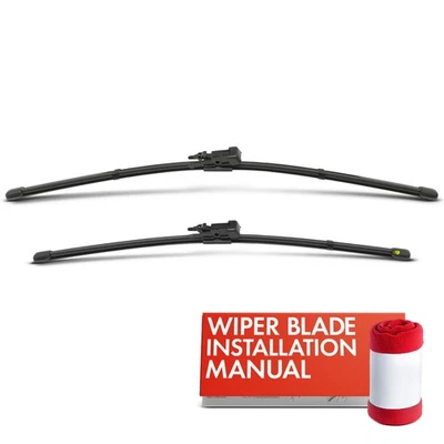 2 передних стеклоочистителя 22 дюйма и 19 дюймов для Mercedes-Benz GLK250 Jaguar XF XJ - Изображение 1 из 4