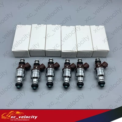 FOR 1989-1995 Toyota Pickup 4Runner T100 3.0L V6 Denso 6 FUEL INJECTORS  Foto 1 de 4