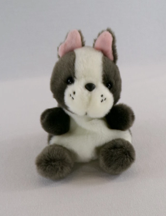 Palm Pals Beau French Bulldog Plush Soft Toy Dog 5" Stuffed Animal by Aurora EUC - Image 1 of 4