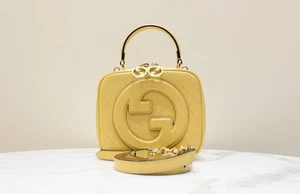 Gucci Yellow Shoulder & Crossbag 744434 A Grade - Picture 1 of 6