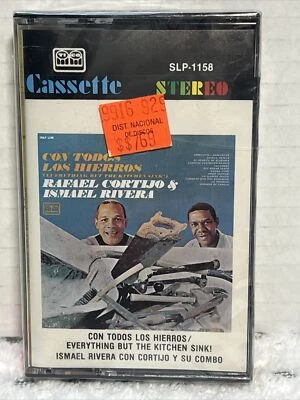 ISMAEL RIVERA Y RAFAEL CORTIJO CON TODOS LOS HIERROS / TICO SEALED CASSETTE - Image 1 of 4